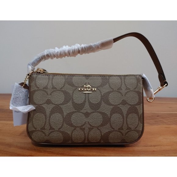 Coach Handbags - COACH NOLITA 19 SIGNATURE WITH BROWN COLOR DESIGN